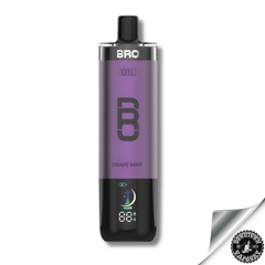 Bro Hookah 40 000 Puff Disposable Device 5mg Grape Mint Downtown Vapoury