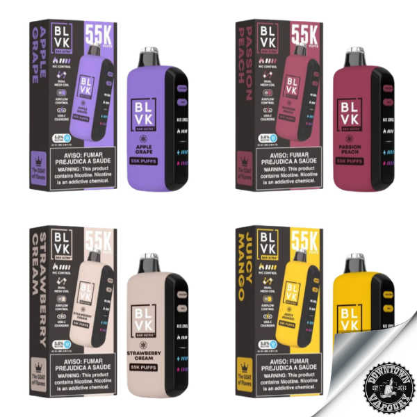BVLK Ultra 55,000 Puff Disposable Pod Device 5% Downtown Vapoury