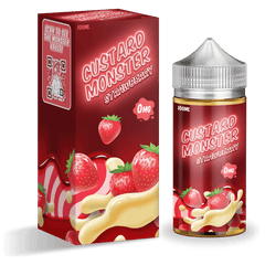Custard Monster - Strawberry Custard 100ml