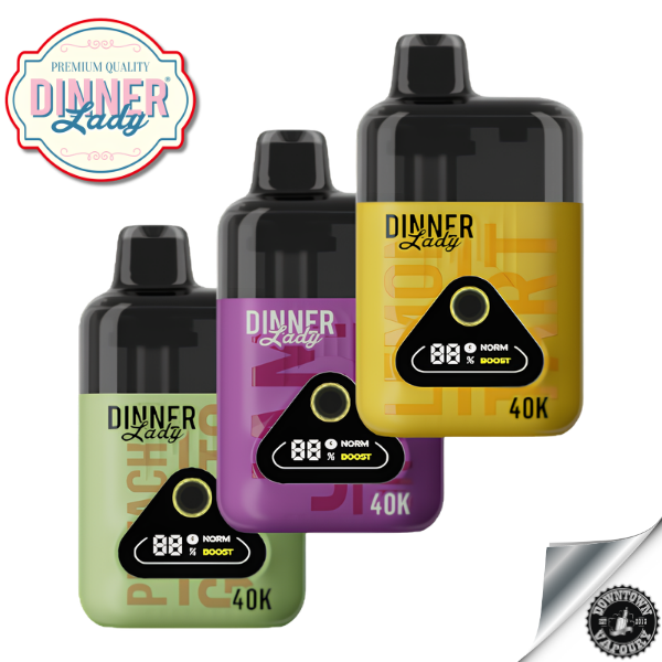 Dinner Lady Desserts 40K Disposable Vape 5% Downtown Vapoury