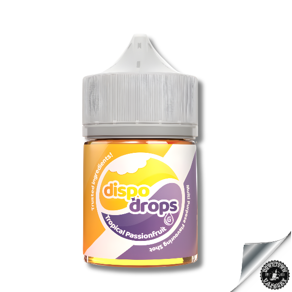 Dispo Drops Tropical Passionfruit 60ml Longfill