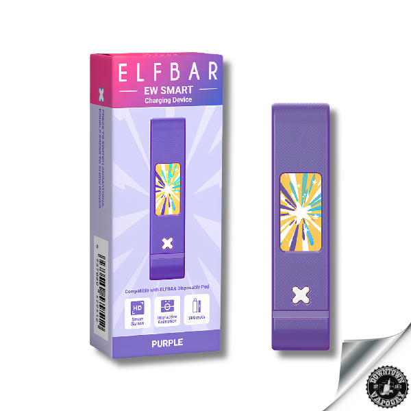Elf Bar EW9000 Smart Battery (1pc) Purple Downtown Vapoury
