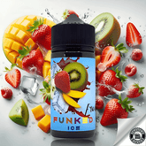 Fruit Funked litchi strawberry & mixed Fruits 100ml Downtown Vapoury