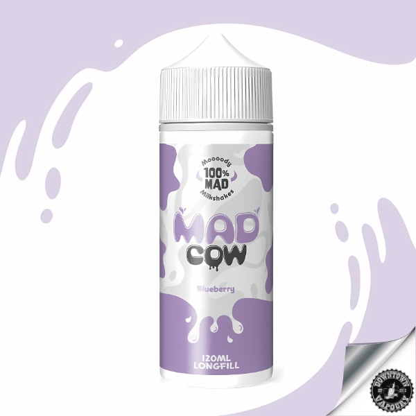 MADCOW Blueberry Milkshake 120ml (Longfill)