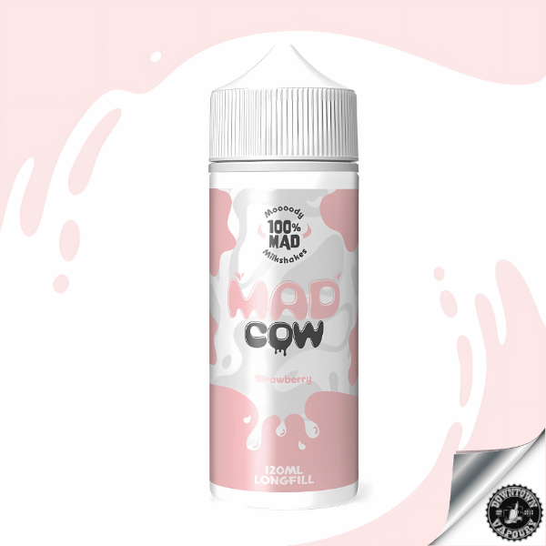 MADCOW Strawberry Milkshake 120ml (Longfill)