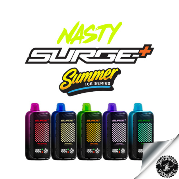 Nasty Surge+ Summer Ice 55 000 Puff Disposable Device 5% Downtown Vapoury