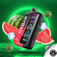 Oxbar Tri-Fusion 50 000 Puff Disposable Pod Device 5% Watermelon Ice Downtown Vapoury