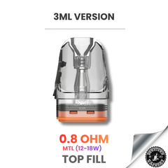 OXVA XLIM V3 Replacement Pods (1pc) 0.8Ω - MTL (12-18w) Downtown Vapoury