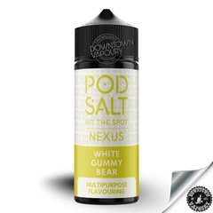 Pod Salt Nexus White Gummy Bear - Longfill Downtown Vapoury