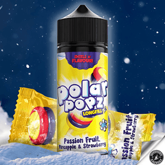 Vapology Polar Popz - Passion Fruit, Pineapple & Strawberry (Long Fill)