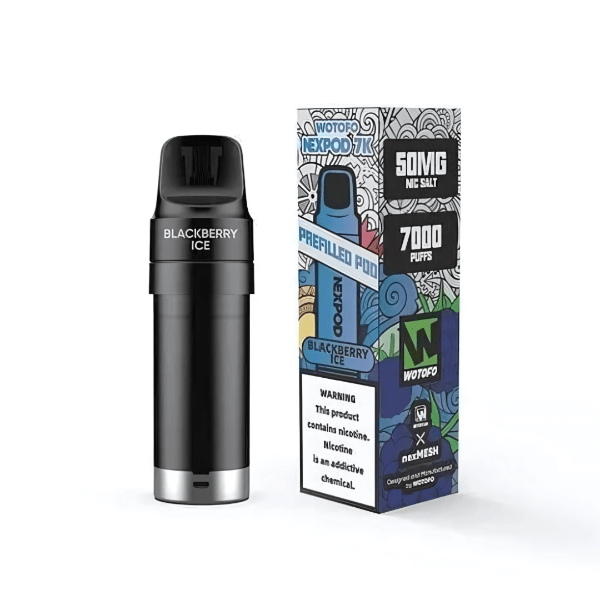 WOTOFO NexPod Replacement Flavour Pods 7000 puff 5% Blackberry Ice
