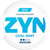 Zyn Cool Mint Mini Nicotine Pouches (1pc) Medium 3mg Downtown Vapoury