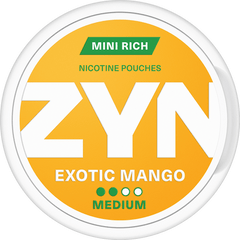 Zyn Exotic Mango Mini Rich Nicotine Pouches (1pc) Medium 3.6mg