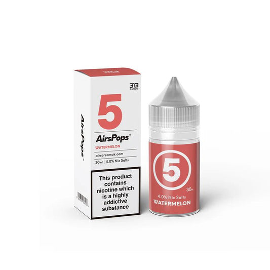AirsPops 30ML Watermelon Salts: The Ultimate Summer Vape Experience - Downtown Vapoury