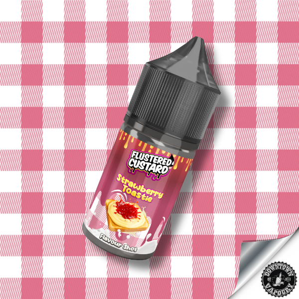 Flustered Custard Strawberry Toastie MTL/Salt (Longfill)
