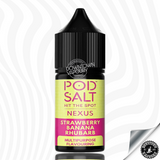 Pod Salt Nexus Strawberry Banana Rhubarb - Longfill