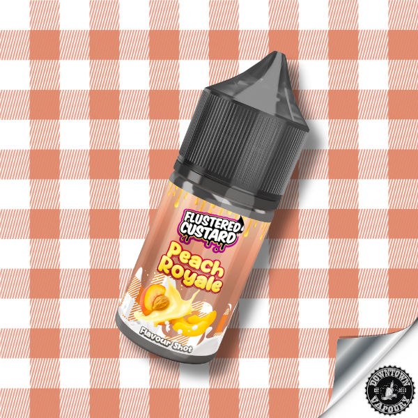 Flustered Custard Peach Royale MTL/Salt (Longfill)