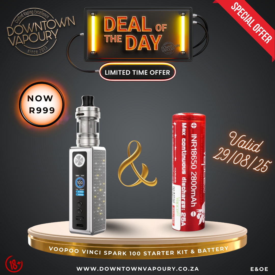 VOOPOO VINCI Spark 100 Starter Kit & 18650 battery
