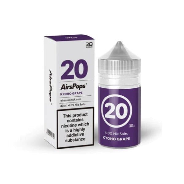 AirsPops 30ML Kyoho Grape Salts 40MG Downtown Vapoury