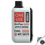 AirsPops ONE USE XV 15ml Disposable Vape - 5% Apple Shisha Downtown Vapoury