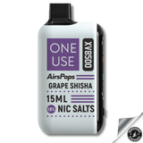 AirsPops ONE USE XV 15ml Disposable Vape - 5% Grape Shisha Downtown Vapoury