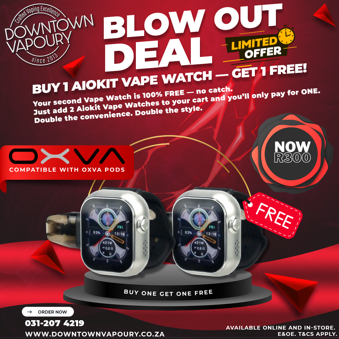 Aokit S10 Smart Vape Watch Downtown Vapoury