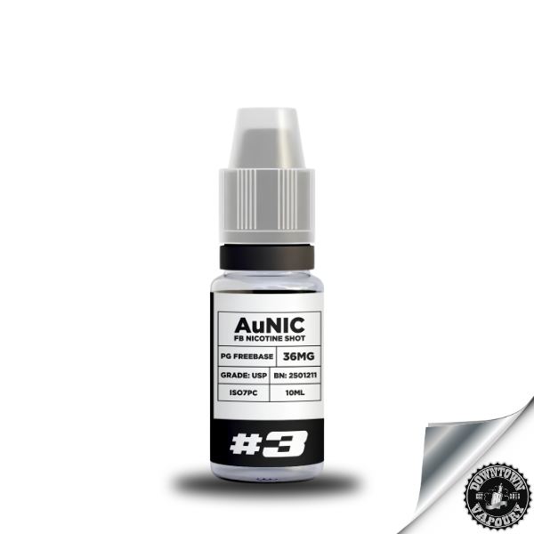 AuNic Freebase Nicotine Shot (PG) (10ml) 3MG Downtown Vapoury