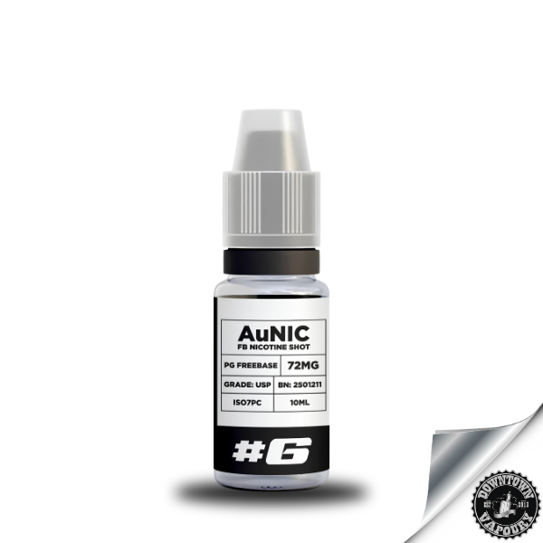 AuNic Freebase Nicotine Shot (PG) (10ml) 6MG Downtown Vapoury