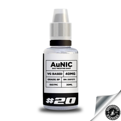 AuNic Salt Nicotine Shot (VG) (30ml) 20MG Downtown Vapoury
