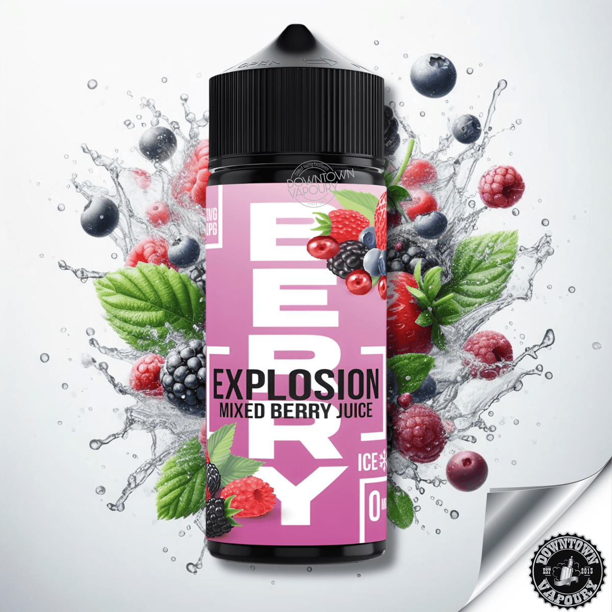 Berry Explosion - Mix Berry Juice 120ml Downtown Vapoury