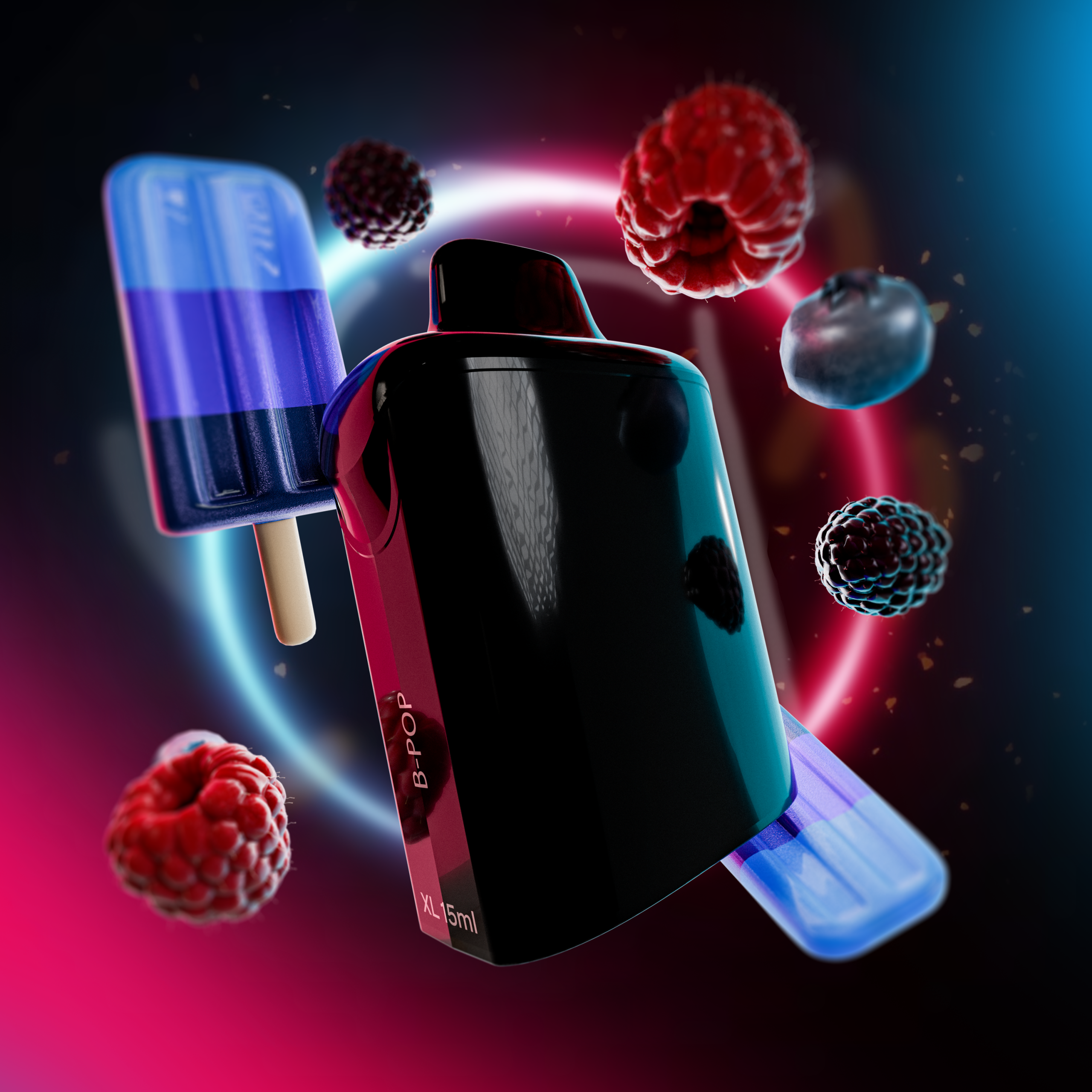 Bewolk 15ml Disposable Cartridge 5% B-Pop Downtown Vapoury