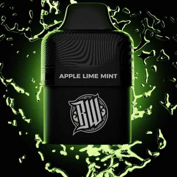 Bewolk 6000 Disposable Cartridge 5% Apple Lime Mint Downtown Vapoury