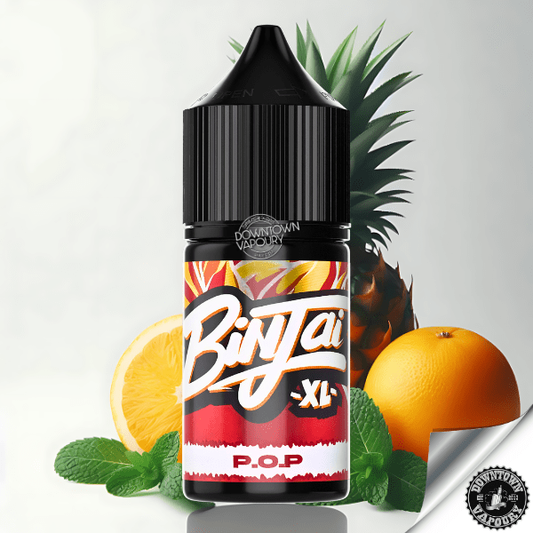 Binjai POP-Pineapple Orange Peppermint 30ml Nic Salts Downtown Vapoury