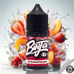 Binjai Strawberry Peach 30ml Nic Salts