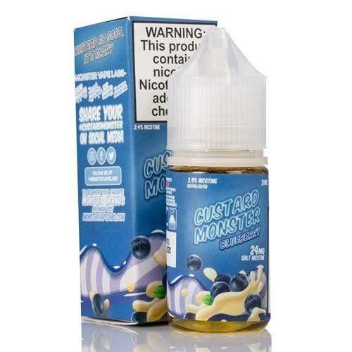 Blueberry Custard - Custard Monster SALTS - 30mL Downtown Vapoury