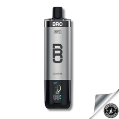 Bro Hookah 40 000 Puff Disposable Device 5mg Love 66 Downtown Vapoury