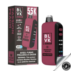BVLK Ultra 55,000 Puff Disposable Pod Device 5% Passion Peach Downtown Vapoury