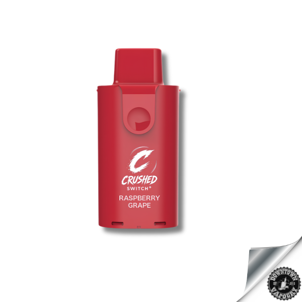 Crushed Switch Replacement Pod 5000 5% Raspberry Grape Downtown Vapoury