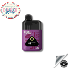 Dinner Lady Desserts 40K Disposable Vape 5% Jam on Toast Downtown Vapoury