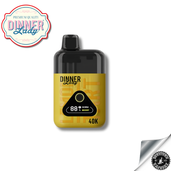 Dinner Lady Desserts 40K Disposable Vape 5% Lemon Tart Downtown Vapoury