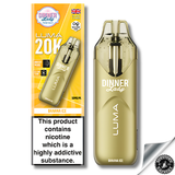 Dinner Lady Luma 20K Puff Disposable Vape 5% Banana Ice Downtown Vapoury