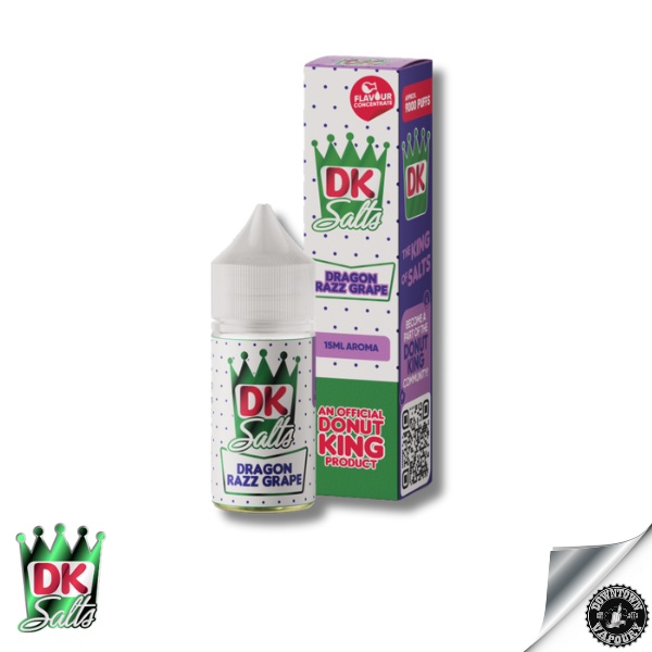 Donut King Longfill - Dragon Razz Grape Downtown Vapoury