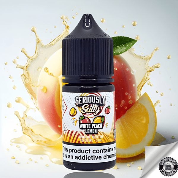 Doozy Seriously Fusionz Salty White Peach Lemon Nic Salt 30ml