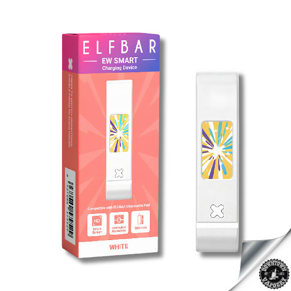 Elf Bar EW9000 Smart Battery (1pc) White Downtown Vapoury
