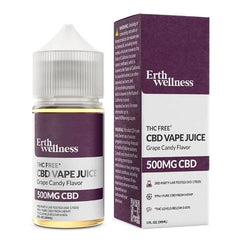 Erth Wellness Grape Candy CBD E-Liquid 30ml