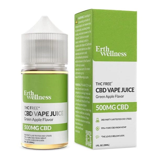 Erth Wellness Green Apple CBD E-Liquid 30ml