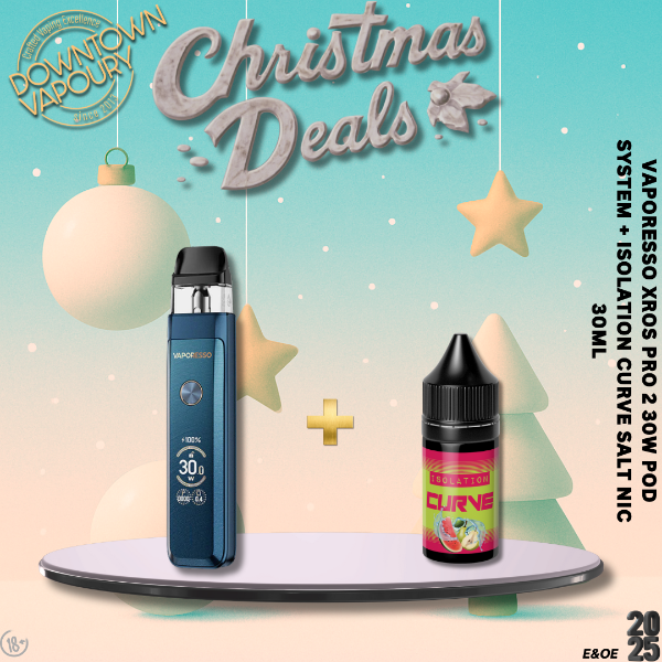 Vaporesso XROS Pro 2 30W Pod System + Isolation Curve Salt Nic 30ml