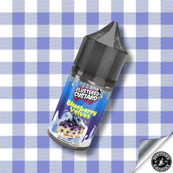 Flustered Custard Blueberry Velvet MTL/Salt (Longfill) Downtown Vapoury