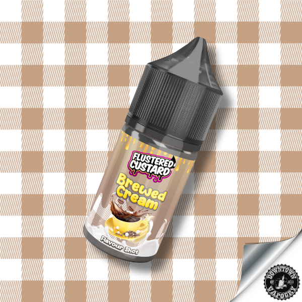 Flustered Custard Brewed Cream MTL/Salt (Longfill) Downtown Vapoury