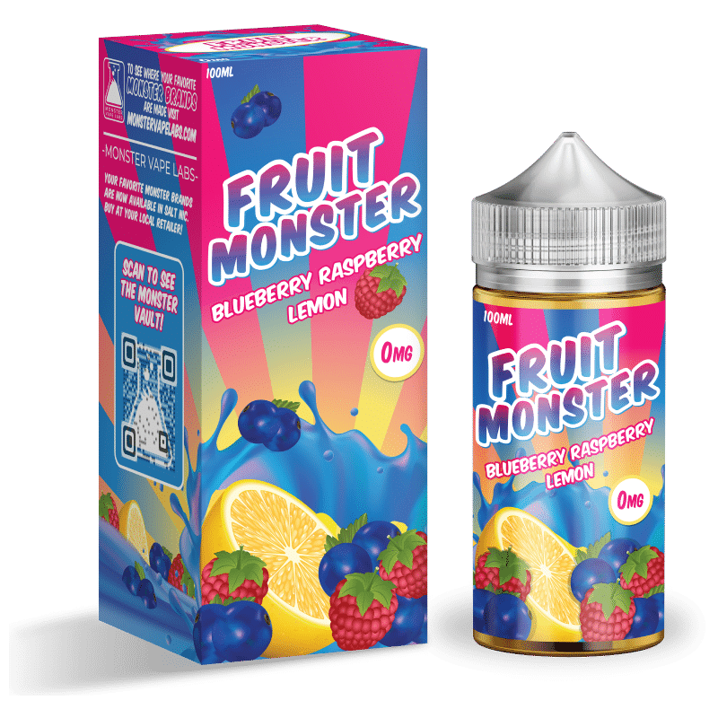 Fruit Monster E-Liquid - Blueberry Raspberry Lemon 100ml